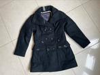 * RESET *  wollen jas/ mantel /trenchcoat zwart mt. 128, Reset, Meisje, Ophalen of Verzenden, Zo goed als nieuw