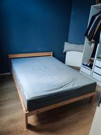 Matras gratis bedframe tien euro, Ophalen, Gebruikt, Tweepersoons, 140 cm
