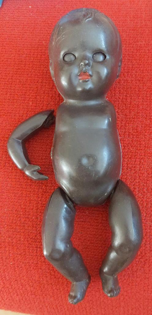 Antieke ROSEBUD hard plastic pop jaren '50, Antiek en Kunst, Antiek | Speelgoed, Ophalen of Verzenden