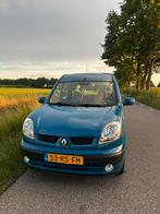 Renault Kangoo 1.6 Airco, Apple carplay, dubbele schuifdeur, Auto's, Stof, Blauw, Origineel Nederlands, Handgeschakeld