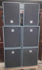 HK audio speakerset ( 2 sets beschikbaar  ), Zo goed als nieuw, 120 watt of meer, Front, Rear of Stereo speakers, Ophalen