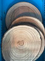 Houten Schijven Decoratie, Schaal, Rond, Nieuw, Ophalen of Verzenden