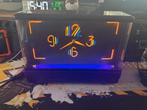 NUON Vintage Neon UV klok/lamp, Huis en Inrichting, Ophalen of Verzenden, Gebruikt