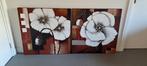 Te koop prachtig twee-luik schilderij, Huis en Inrichting, Ophalen, Zo goed als nieuw, Schilderij, 100 tot 125 cm
