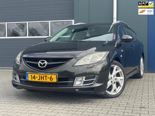 Mazda 6 Sportbreak 2.5 S-VT GT-L | Stoelverwarming + Cruise, Auto's, Mazda, Bedrijf, Te koop, 6 sportbreak, ABS, Airbags, Alarm