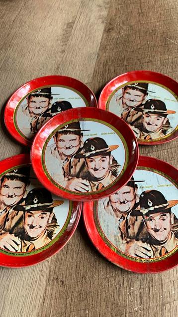 Collectors item onderzetters -Stan & Oliver -blik-1981 beschikbaar voor biedingen