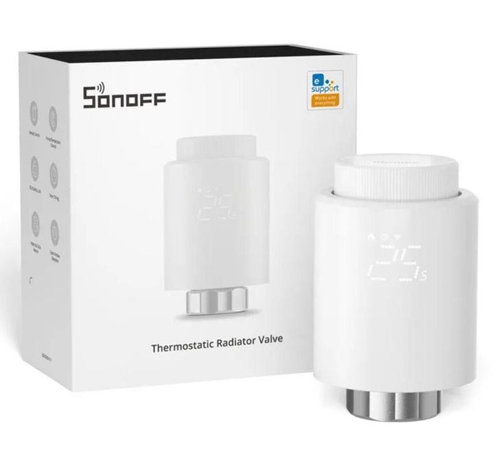 Sonoff TRVZB ZigBee 3.0 Thermostatische Radiatorkraan, Doe-het-zelf en Verbouw, Verwarming en Radiatoren, Nieuw, Thermostaat, Minder dan 30 cm