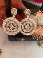 Witte boho oorbellen, Overige materialen, Hangers, Wit, Ophalen of Verzenden