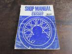 Honda CB500T 1974 Shop manual werkplaatshandboek, Motoren, Honda