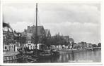 Sneek - 2 - fotokaart-Bothna kade met skutsje - schip - boot, Ophalen of Verzenden, Ongelopen, Friesland