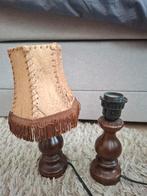 Schemerlampjes, 1 met kap en 1 zonder, Antiek en Kunst, Antiek | Lampen, Ophalen of Verzenden