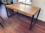 Mango houten tafel of bureau, 50 tot 100 cm, 150 tot 200 cm, Rechthoekig, Zo goed als nieuw