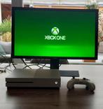 Xbox One S 1TB + BenQ Monitor + Games!, Met games, Met 2 controllers, Xbox One S, Ophalen of Verzenden