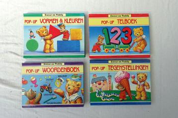 pop-up boek - 4x Ewout en Teddy pop-up boekjes beschikbaar voor biedingen