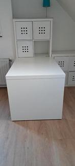 IKEA Kallax kast met bureau wit, Huis en Inrichting, Gebruikt, Minder dan 100 cm, 25 tot 50 cm, 50 tot 100 cm