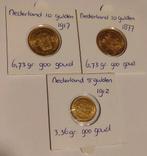 2x gouden tientje en een gouden vijfje, Postzegels en Munten, Munten | Europa | Euromunten, Ophalen of Verzenden, Overige landen