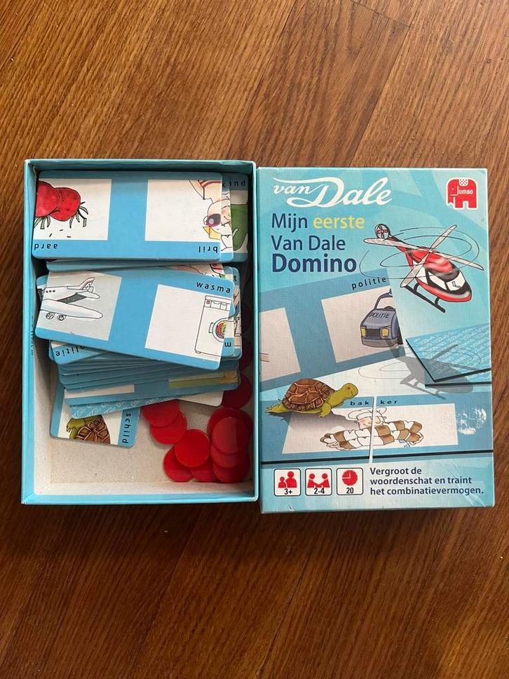 Mijn Eerste Van Dale Domino, Kinderen en Baby's, Speelgoed | Educatief en Creatief, Zo goed als nieuw, Puzzelen, Ophalen of Verzenden