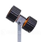 Rollenset 2 kunststof rollen 75x120 mm voor boottrailer, Watersport en Boten, Accessoires en Onderhoud, Info@rickshandel.nl, Overige typen