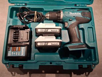  Makita accuboormachine – compleet met 2 accu’s en lader!! beschikbaar voor biedingen