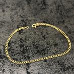 14k gouden armband cuban gourmet schakel, Ophalen of Verzenden, Zo goed als nieuw, Goud