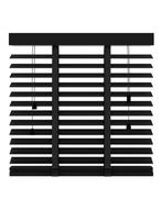 Nieuwe KARWEI houten jaloezie 80x130cm, Huis en Inrichting, Stoffering | Gordijnen en Lamellen, Nieuw, 100 tot 150 cm, Zwart, 50 tot 100 cm