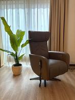 Prominent Sorisso sta op stoel, draaifauteuil leer, maat L, Huis en Inrichting, Fauteuils, Ophalen, Zo goed als nieuw, Tijdloos en strak design