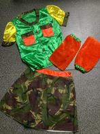 Carnaval leger set dames en leger broek heren, Ophalen, Zo goed als nieuw, Carnaval