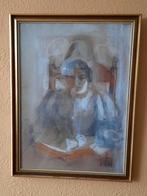 Antiek oude dame 1960, Antiek en Kunst, Ophalen of Verzenden