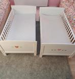 2x Witte Peuterbedjes 140x70 zsm gratis af te halen!!, Ophalen, Gebruikt, Ledikant