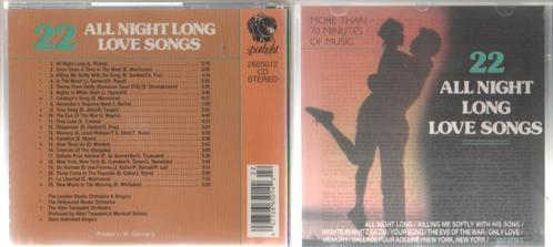 CD Verzamel: 22 All night long love songs, Cd's en Dvd's, Cd's | Verzamelalbums, Zo goed als nieuw, Pop, Ophalen of Verzenden