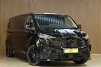 Ford Transit Custom 320 2.0 TDCI L2H1 DC Limited 170 PK | BP, Auto's, Bestelauto's, Stof, 4 cilinders, Zwart, Bedrijf