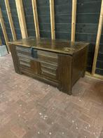 Antieke houten deken kist, Antiek en Kunst, Antiek | Meubels | Kasten, Ophalen