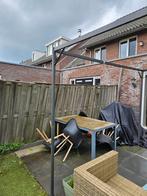Schutting en hekjes Hardhout alles in 1 koop, Tuin en Terras, Schuttingen, Ophalen, 6 meter of meer, Hout, 1 tot 2 meter