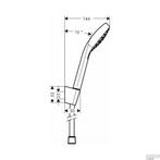 Nieuw Hansgrohe Croma Select S PorterS badset, Ophalen of Verzenden, Nieuw, Chroom, Douche