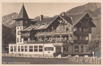 P392 oude ansichtkaart oberstdorf wittelsbacher hof 1938    beschikbaar voor biedingen