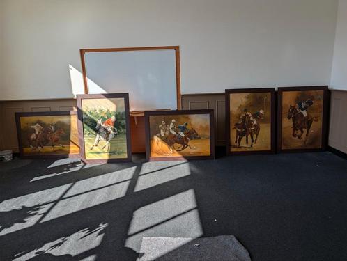 5 Grote Polo Schilderijen - 100x135cm, Antiek en Kunst, Kunst | Schilderijen | Klassiek, Ophalen