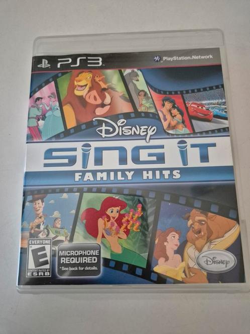 Sing It Family Hits ps3, Spelcomputers en Games, Games | Sony PlayStation 3, Zo goed als nieuw, Muziek, Vanaf 3 jaar, Ophalen of Verzenden