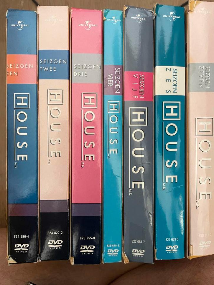 House MD Seizoen 1-7 DVD Boxset, Cd's en Dvd's, Dvd's | Tv en Series, Zo goed als nieuw, Drama, Boxset, Vanaf 12 jaar, Ophalen