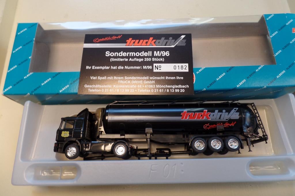 MAN trekker / oplegger  Truckdrive (Albedo), Hobby en Vrije tijd, Verzenden, Nieuw, Bus of Vrachtwagen, Overige merken