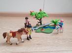 Playmobil bos paarden set nr. 6947 en 5685, Ophalen of Verzenden, Zo goed als nieuw, Complete set
