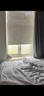 Wit bamboe rolgordijn 120x180cm, Huis en Inrichting, Stoffering | Gordijnen en Lamellen, Ophalen, 100 tot 150 cm, Wit, Zo goed als nieuw