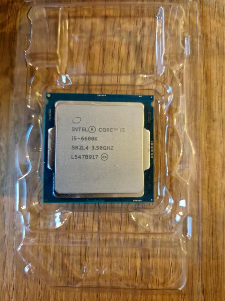 Intel Core i5-6600K CPU, Computers en Software, Processors, Gebruikt, 4-core, 3 tot 4 Ghz, Ophalen of Verzenden