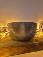 2x Blauwgrijze Eetkom/Soepkom AH Actie, Ophalen of Verzenden, Aardewerk, Overige stijlen, Kom(men)