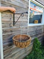 Hanging basket/mand met haak/wandbeugel, Gebruikt, Minder dan 60 cm, Rond, Metaal