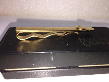 DASSPELD van HOLLAND CASINO - GOLDPLATED met doosje beschikbaar voor biedingen