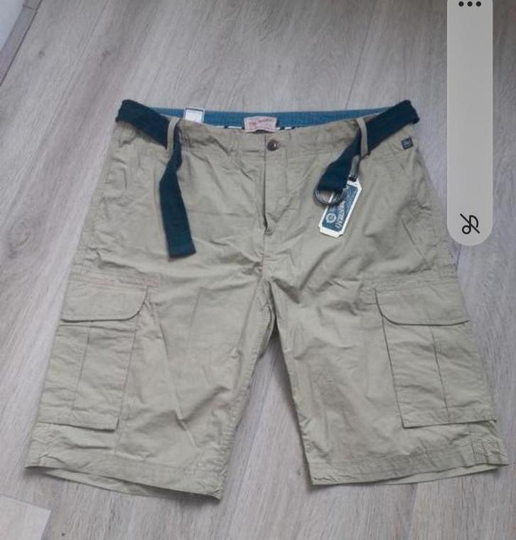 Petrol korte broek NIEUW xxl, Kleding | Heren, Broeken en Pantalons, Nieuw, Overige maten, Beige, Ophalen of Verzenden