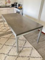 Mooie, stevige eettafel - 200x90 cm - Hellevoetsluis, Ophalen, Gebruikt, 200 cm of meer, 50 tot 100 cm