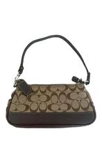 Coach vintage tas origineel cloth signature sufflette, Ophalen of Verzenden, Zo goed als nieuw