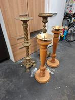 Kerk kandelaars, Ophalen, Koper of Brons