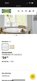 2x RINGBLOMMA jaloezieën polyester IKEA b 110 x h 160 cm max, Huis en Inrichting, Stoffering | Gordijnen en Lamellen, Ophalen